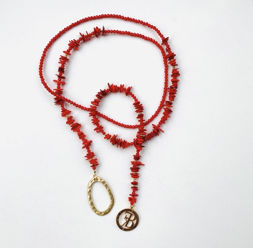COLLAR JUDITH BUFANDA ROJA