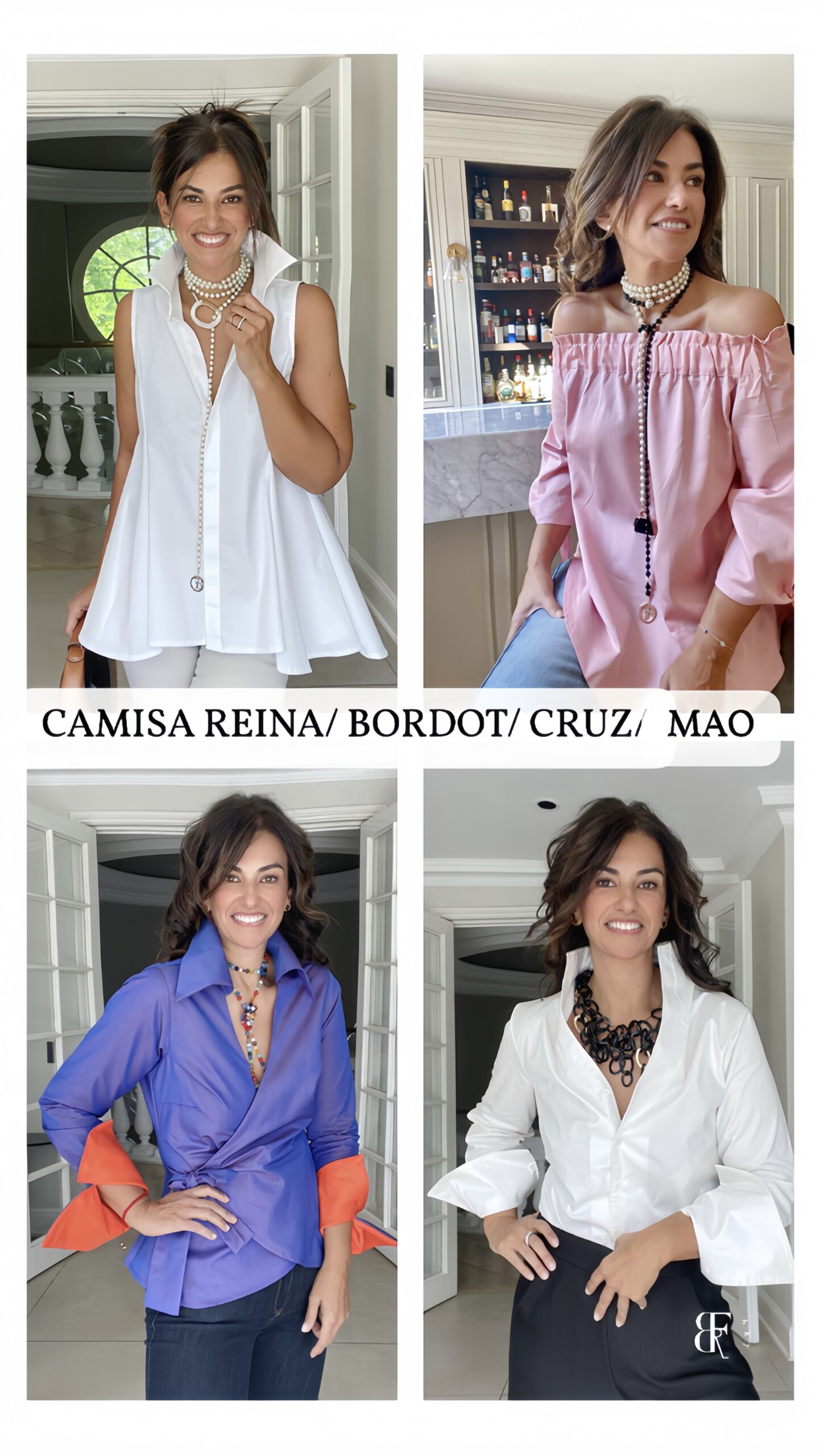 Camisa de mujer, 100% algodón, diferentes diseños, exclusivos, elegantes