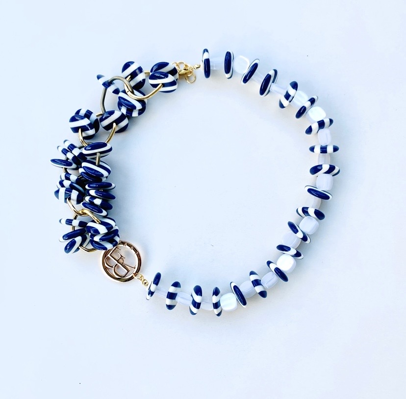 Collar Circo BLANCO/AZUL II