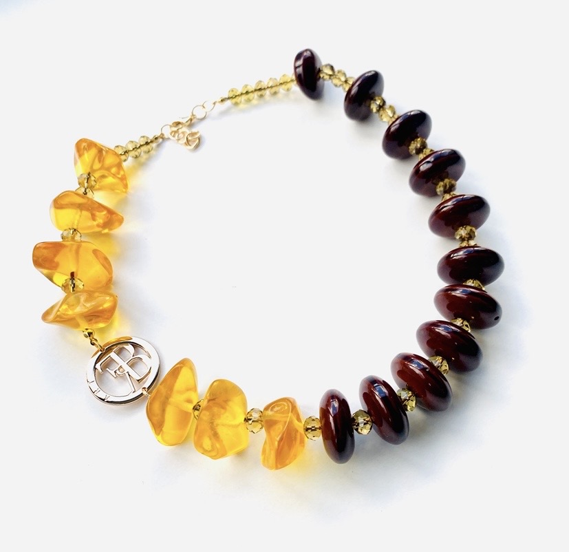 Collar La Dama CHOCOLATE