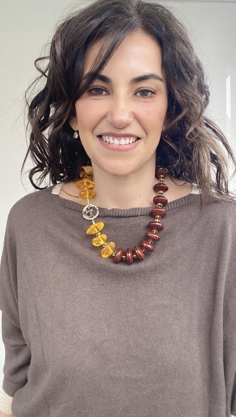 Collar La Dama CHOCOLATE - Imagen 2